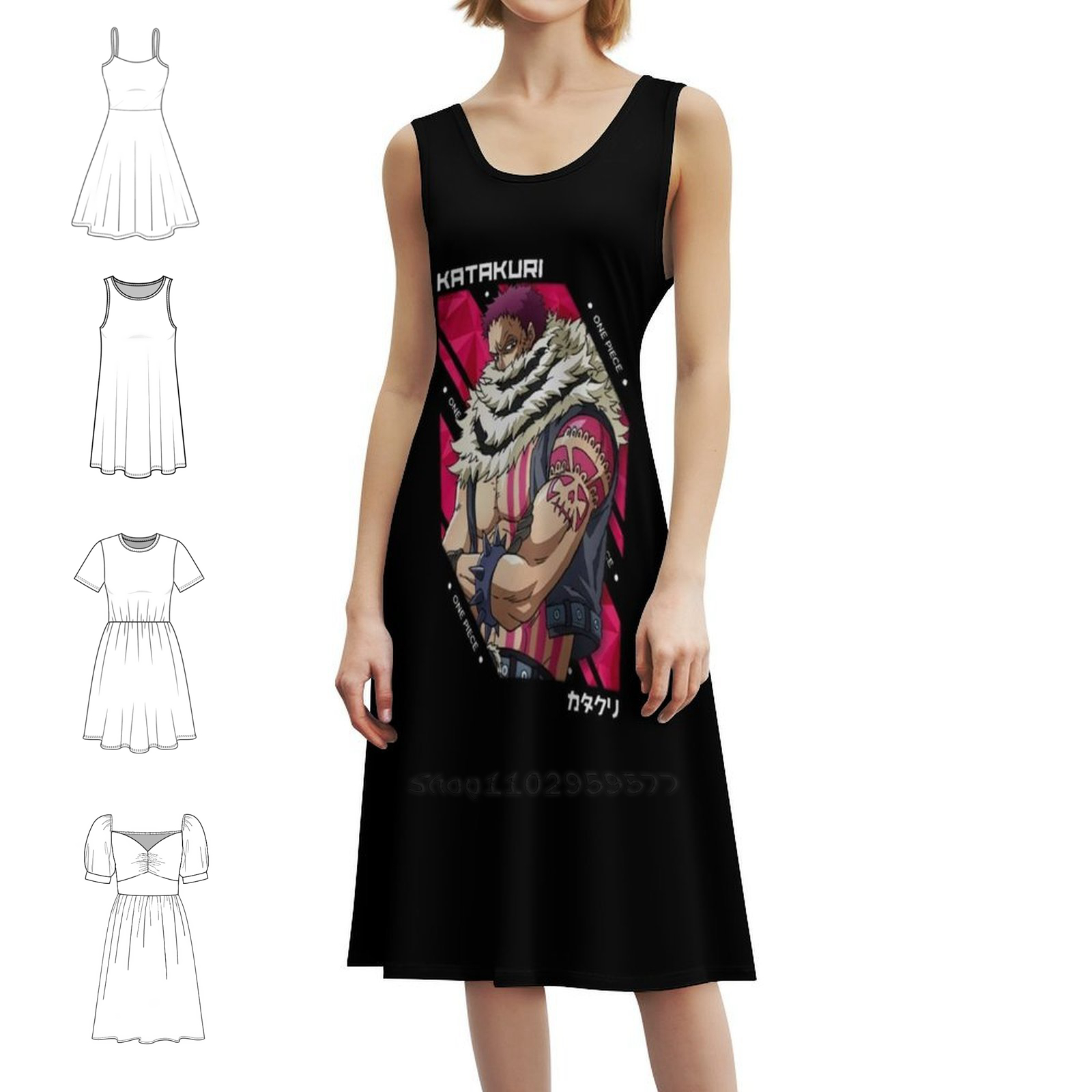 Smocked Dress Women - Charlotte Katakuri V.1 Floral Smock Dress