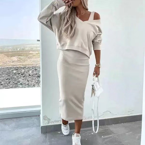 Women'S Fashion Sweatshirts - Women Elegant Patchwork Sport Casual Solid