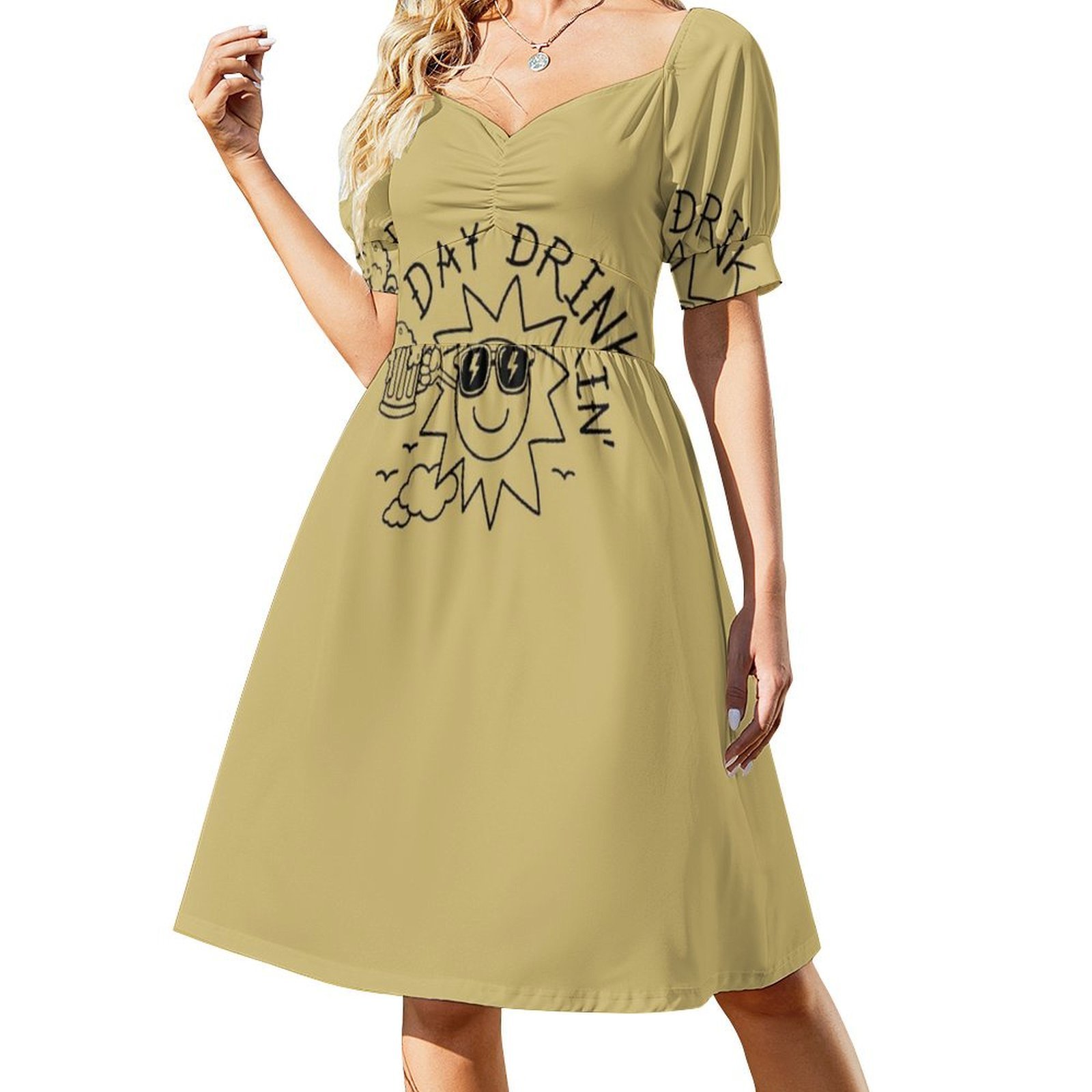 Funny Beer Vintage Beer Day Dr - Smocked Dress Women recensione e prezzo
