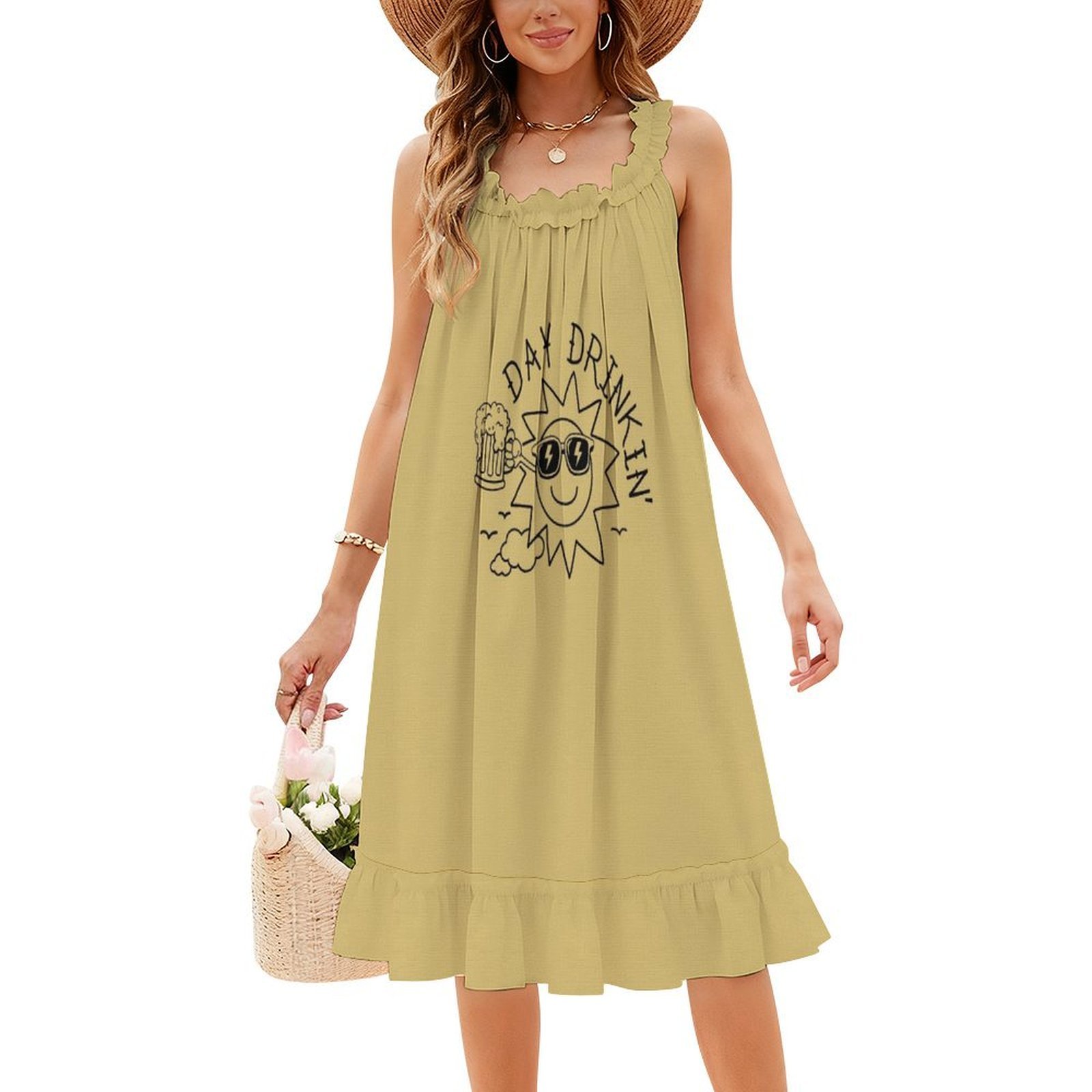 Funny Beer Vintage Beer Day Dr - Smocked Dress Women recensione e prezzo