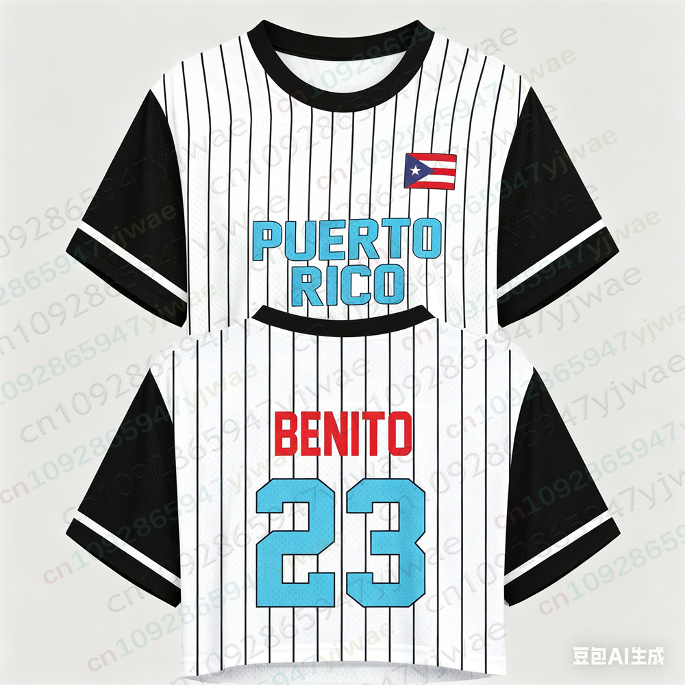 Puerto Rico Crop Top Jersey Pu - Women'S Fashion Rugby Shirt recensione e prezzo