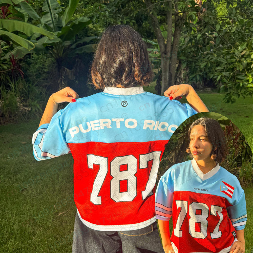 Puerto Rico Oversized Jersey P - Women'S Fashion Rugby Shirt recensione e prezzo