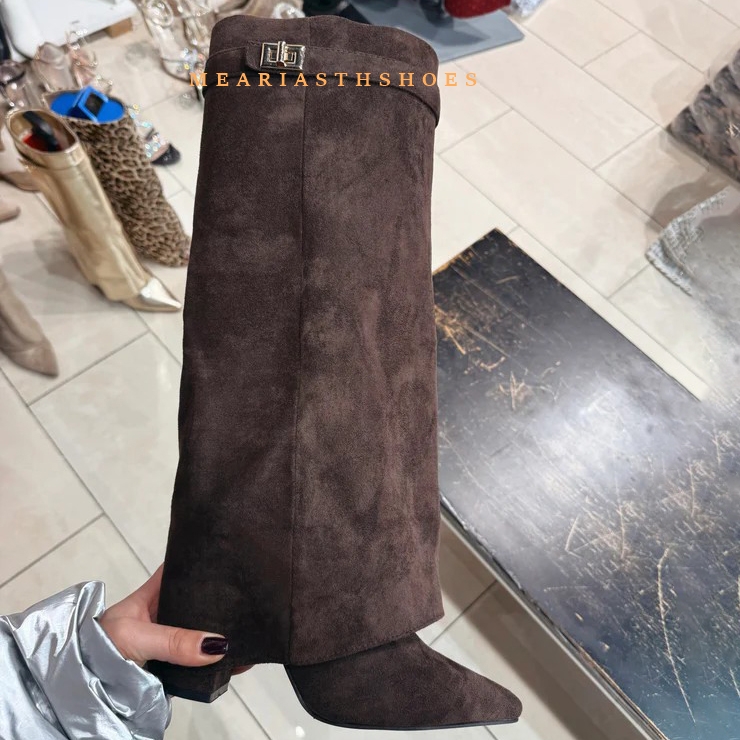 Women's Chunky Heel Knee High  - Women'S Fashion Winter 2025 recensione e prezzo