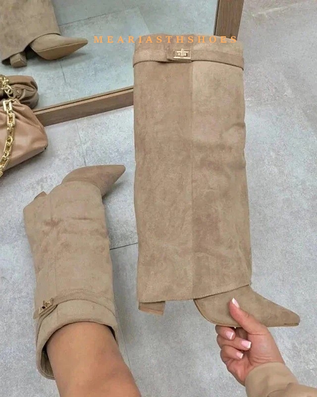 Women's Chunky Heel Knee High  - Women'S Fashion Winter 2025 recensione e prezzo