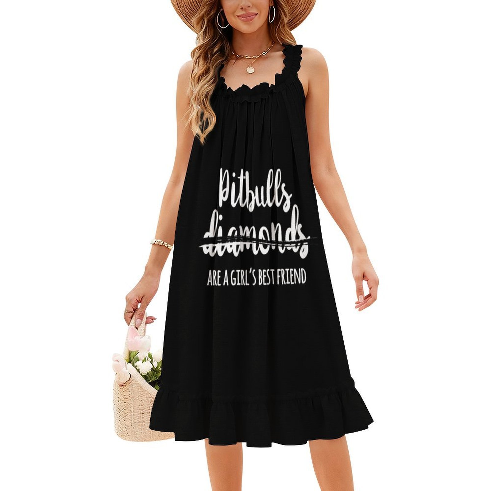 Pitbulls Are A Girl'S Best Fri - Smocked Dress Women recensione e prezzo