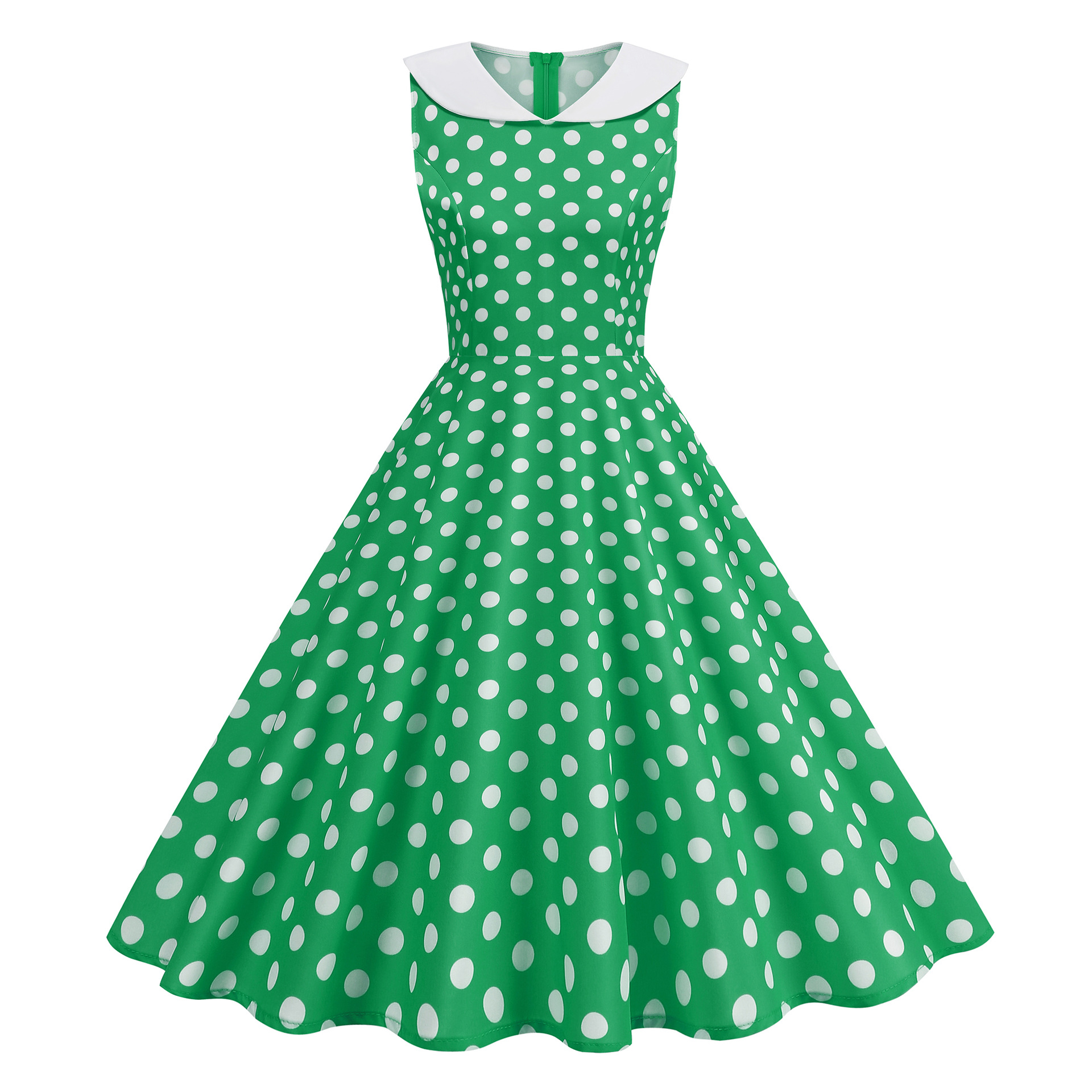 Vintage 1950s 60s Polka Dot Wo - Women'S Fashion Of The 60S recensione e prezzo