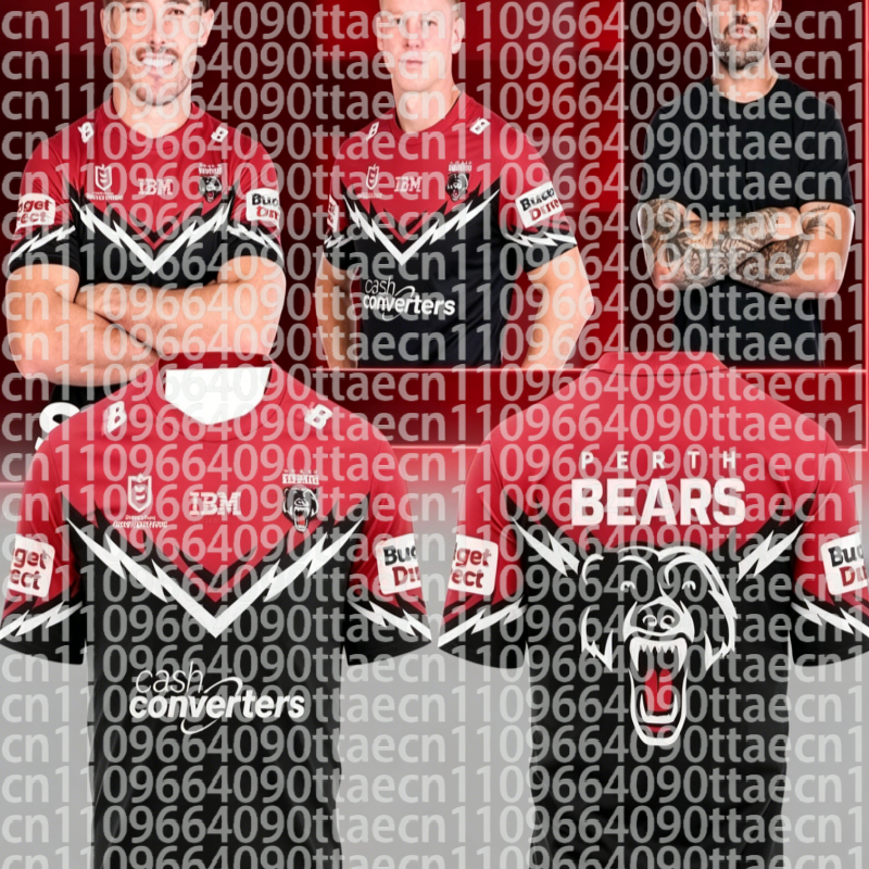 2026 New Perth Bears NRL Cash  - Women'S Fashion Rugby Shirt recensione e prezzo