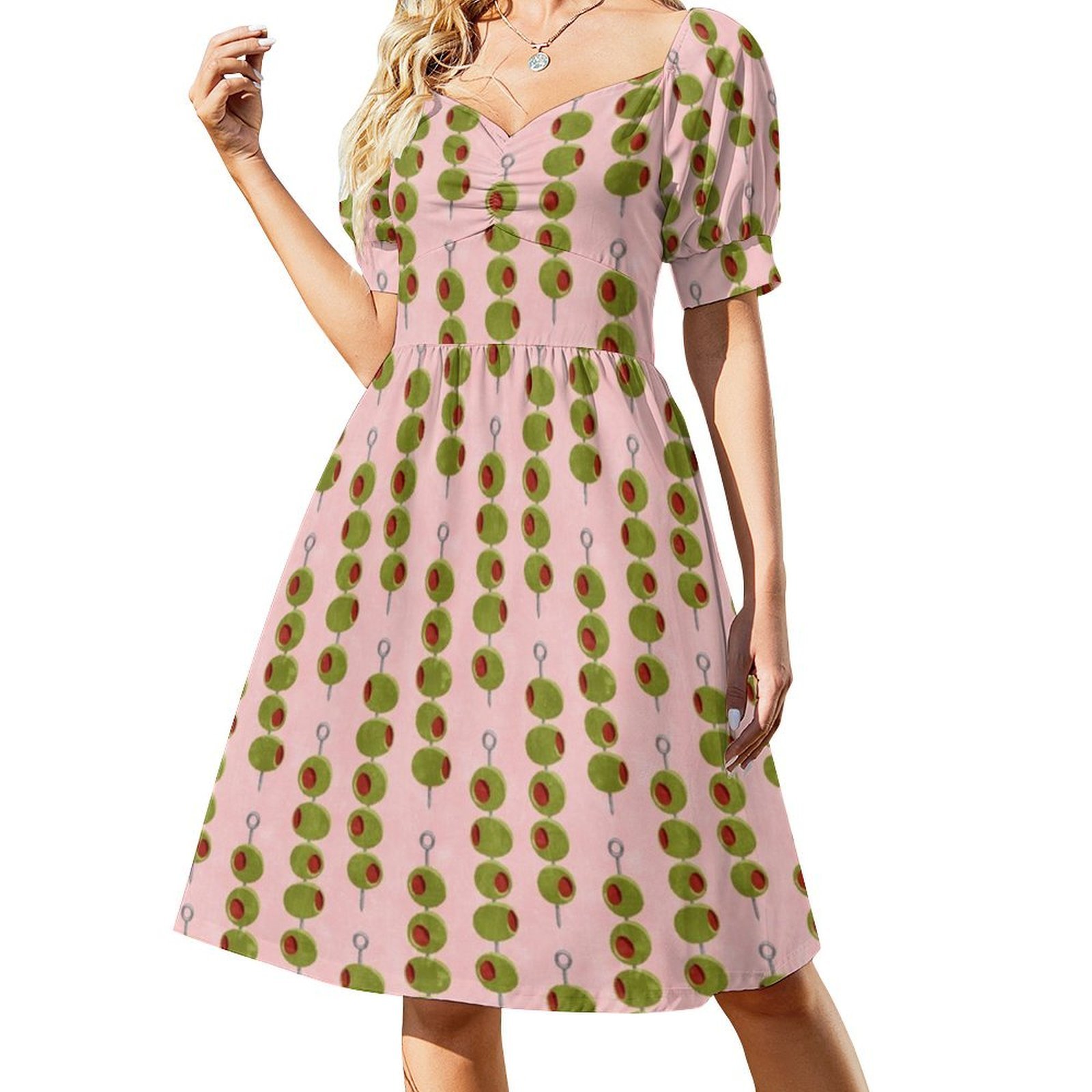 Cocktail Olives-Olives On A St - Smocked Dress Women recensione e prezzo