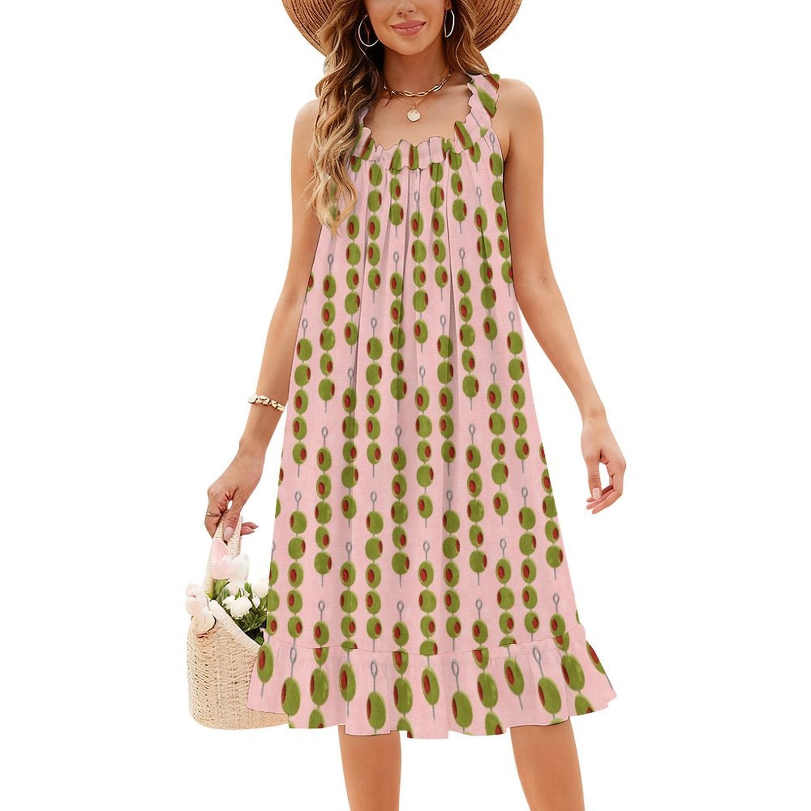 Cocktail Olives-Olives On A St - Smocked Dress Women recensione e prezzo