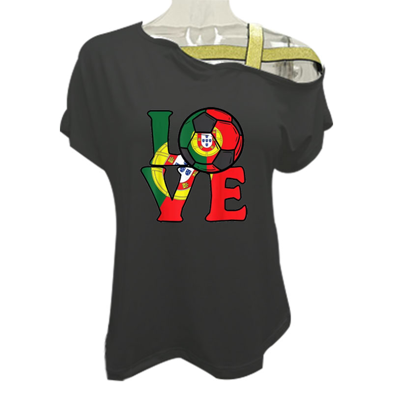 Women Loose Slash Neck T Shirt - Women'S Fashion Portugal recensione e prezzo
