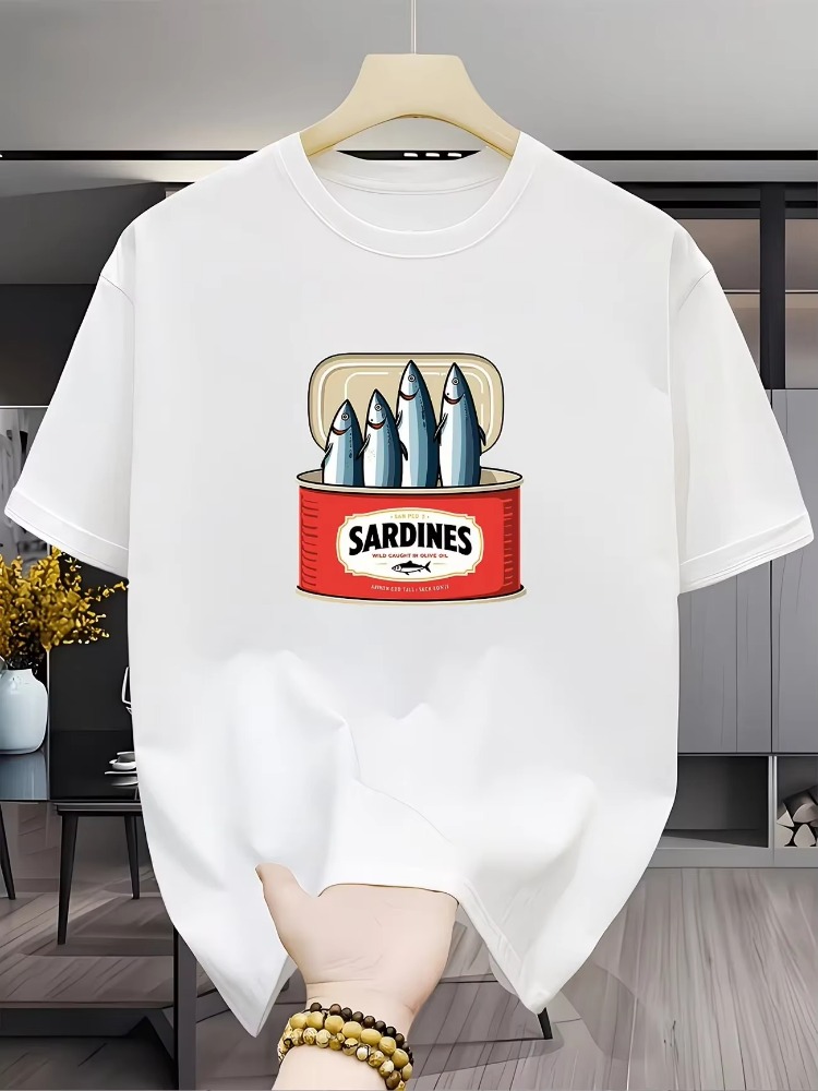 Sardines T Shirt Fish Graphic  - Women'S Fashion Portugal recensione e prezzo