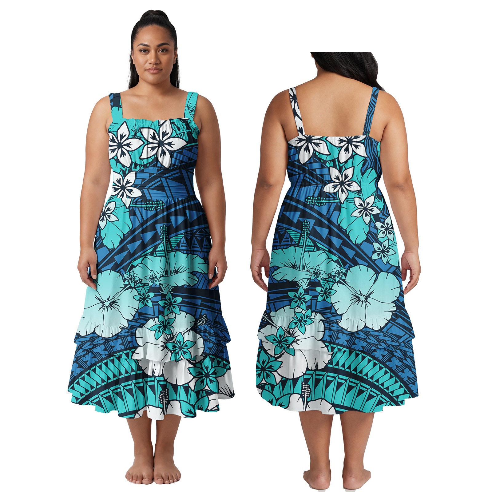 Hibiscus Print Custom Image Wo - Women'S Fashion Dresses Images recensione e prezzo