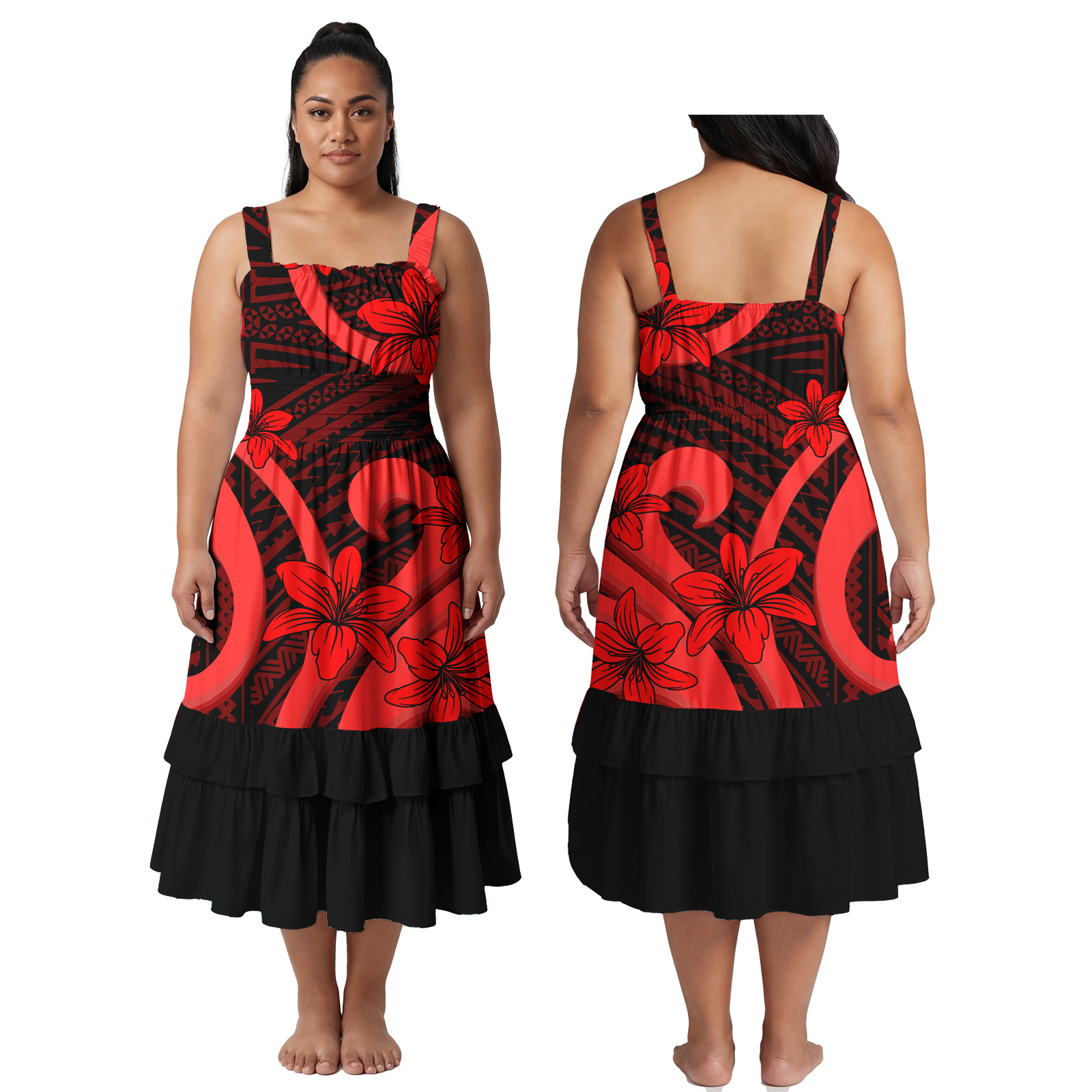 Hibiscus Print Custom Image Wo - Women'S Fashion Dresses Images recensione e prezzo