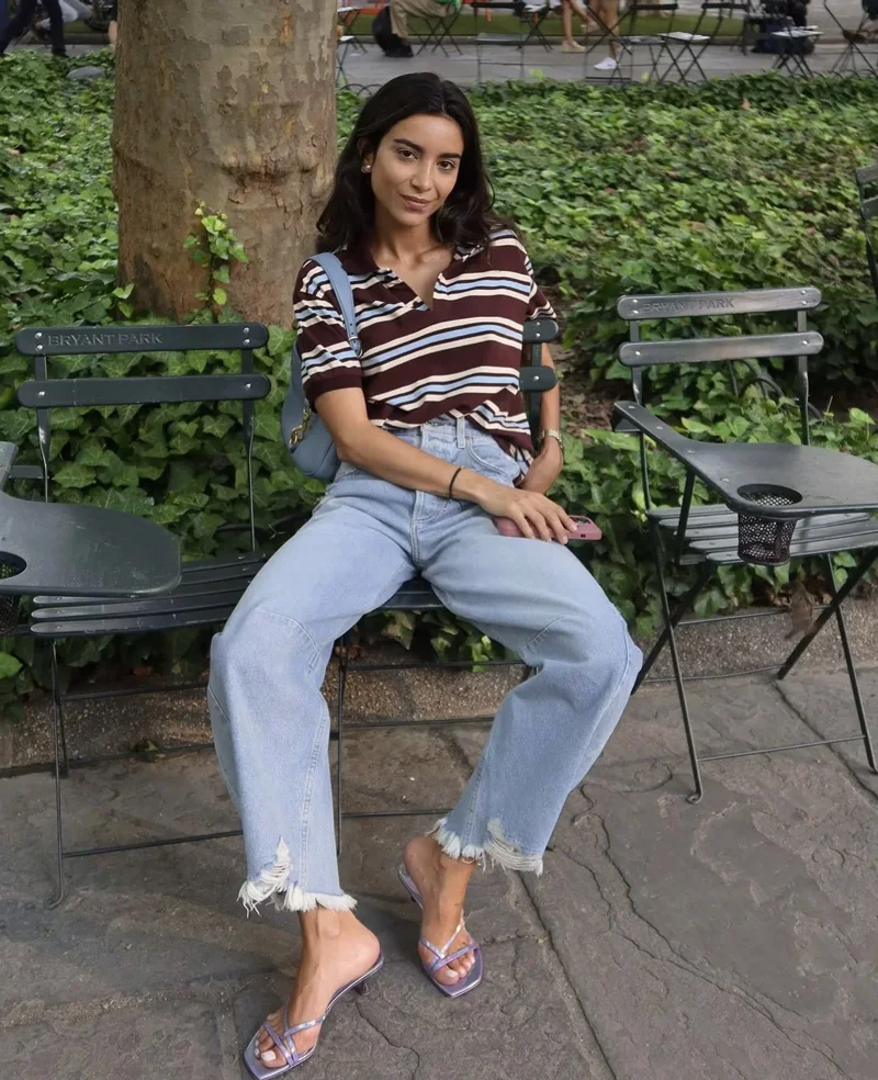 Women's Striped Relaxed Rugby  - Women'S Fashion Rugby Shirt recensione e prezzo