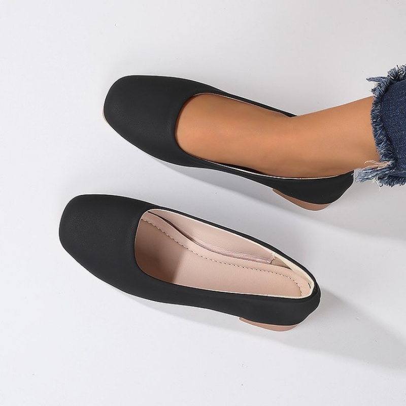 Soft Leather Round Toe Slip-On - Women'S Fashion Walking Shoes recensione e prezzo