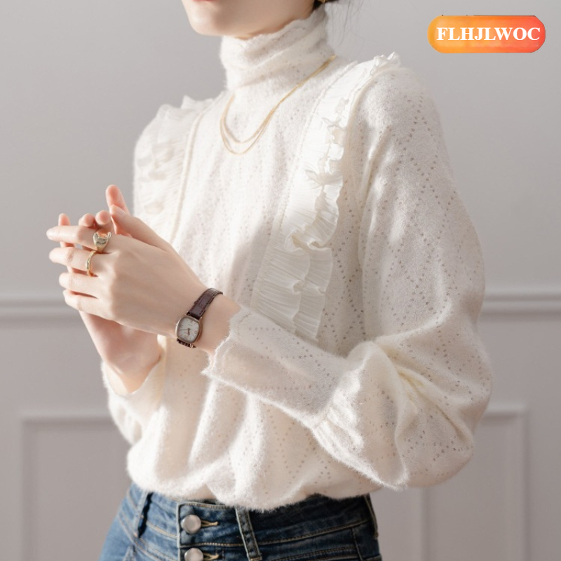 French Design Turtleneck Tops  - Women'S Fashion Designer Clothes recensione e prezzo