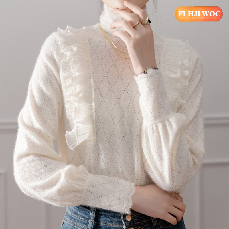 French Design Turtleneck Tops  - Women'S Fashion Designer Clothes recensione e prezzo