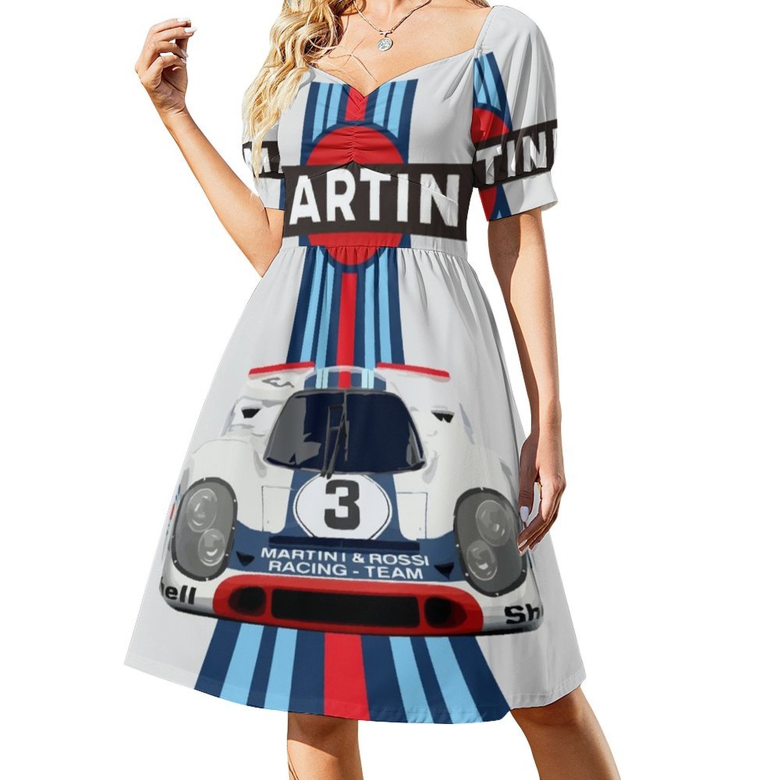 Racing Stripes-Porsch 917 No 3 - Smocked Dress Women recensione e prezzo