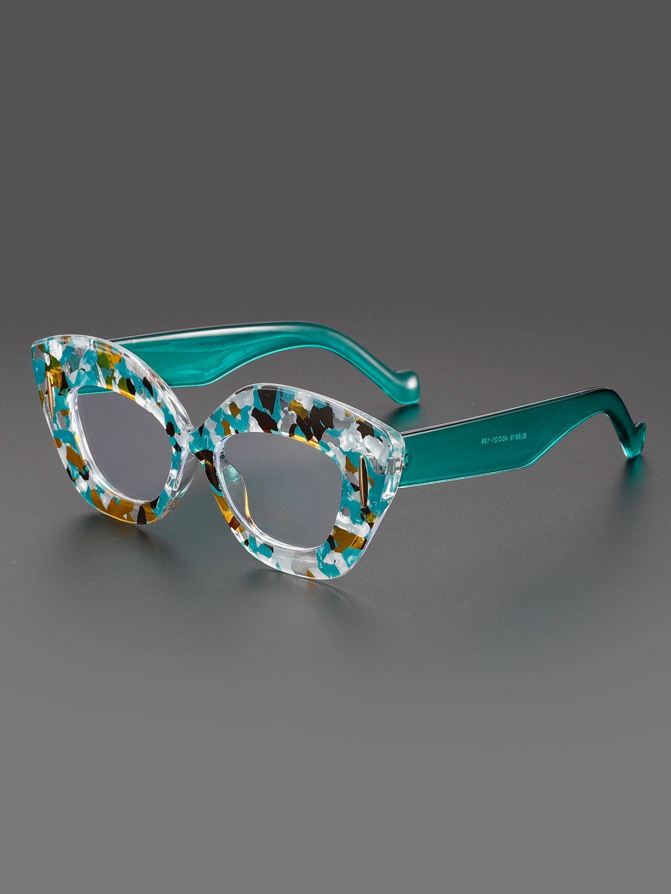 Large Frame Cat-Eye Floral Gla - Women'S Fashion Glasses Non Prescription recensione e prezzo