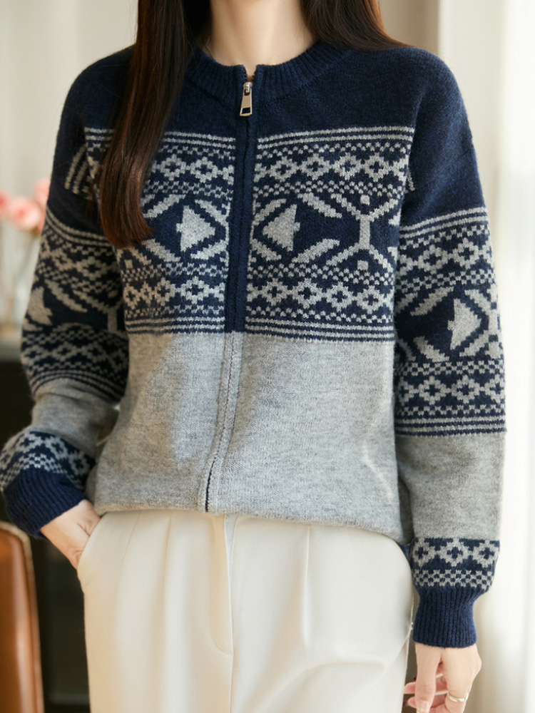 Vintage Jacquard Korean Fashio - Women'S Fashion Gilet recensione e prezzo