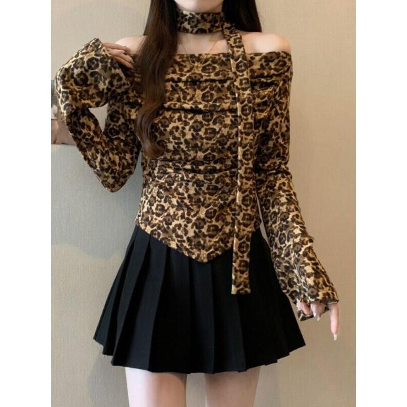 Leopard Print Short-Sleeved Of - Women'S Fashion Designer Clothes recensione e prezzo