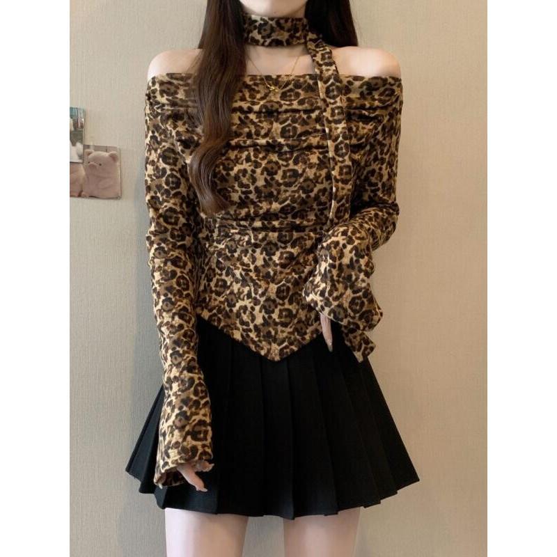 Leopard Print Short-Sleeved Of - Women'S Fashion Designer Clothes recensione e prezzo
