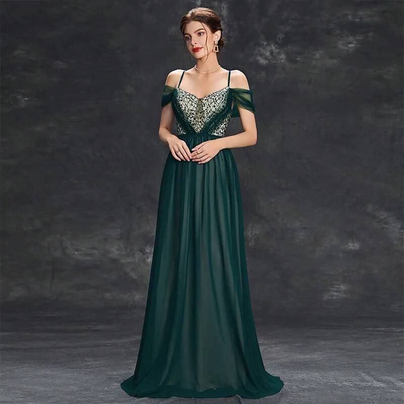 Dress Spring New Evening Long  - Women'S Fashion Dresses Images recensione e prezzo