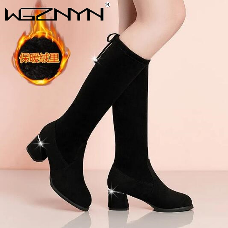Women Autumn Winter Black Knee - Women'S Fashion Winter 2025 recensione e prezzo