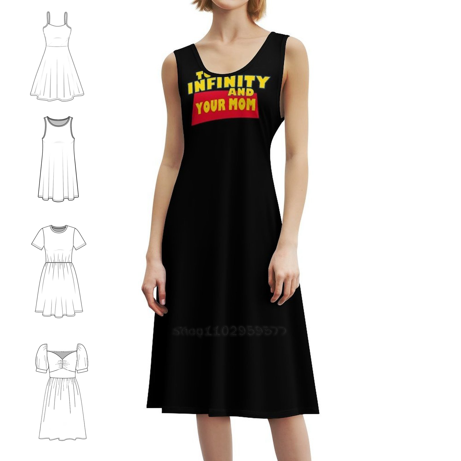 To Infinity And Your Mom Flora - Smocked Dress Women recensione e prezzo