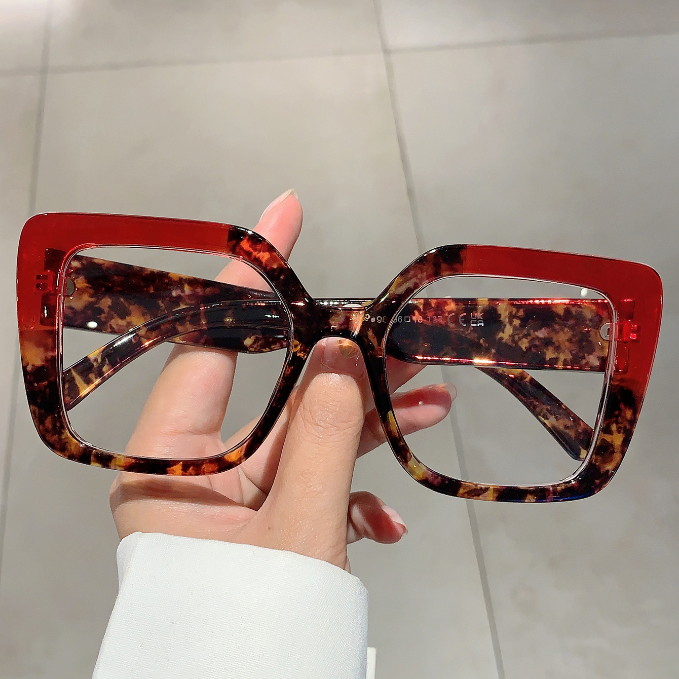 GM LUMIAS Oversized Square Gla - Women'S Fashion Glasses Non Prescription recensione e prezzo