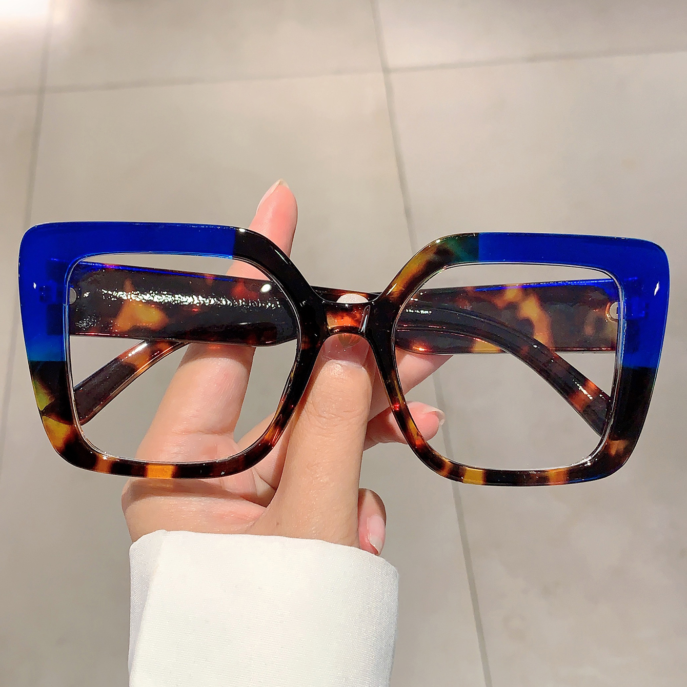 GM LUMIAS Oversized Square Gla - Women'S Fashion Glasses Non Prescription recensione e prezzo