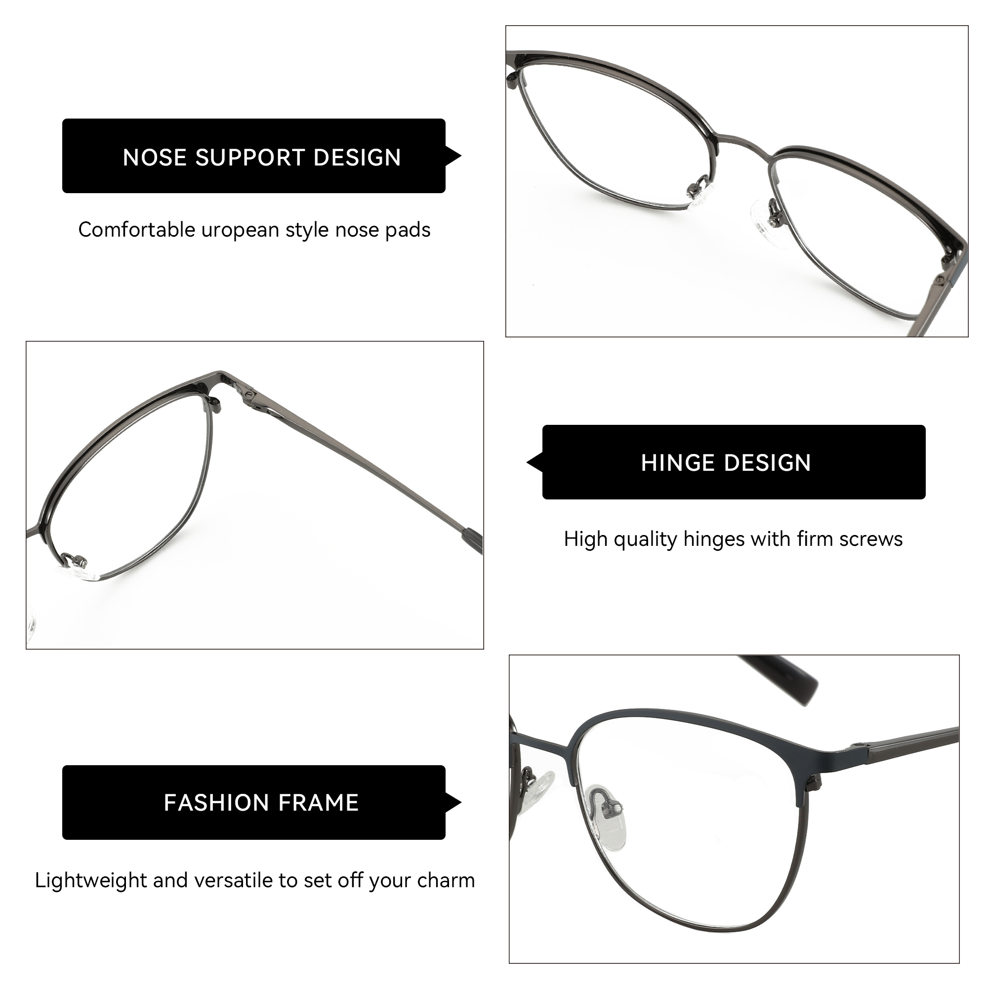 ZENOTTIC Fashion Square Optica - Women'S Fashion Glasses Non Prescription recensione e prezzo