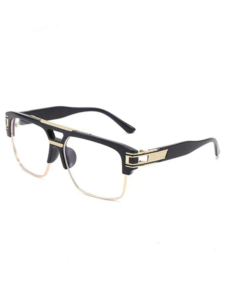 1pc Oversized Square Punk-Styl - Women'S Fashion Glasses Non Prescription recensione e prezzo