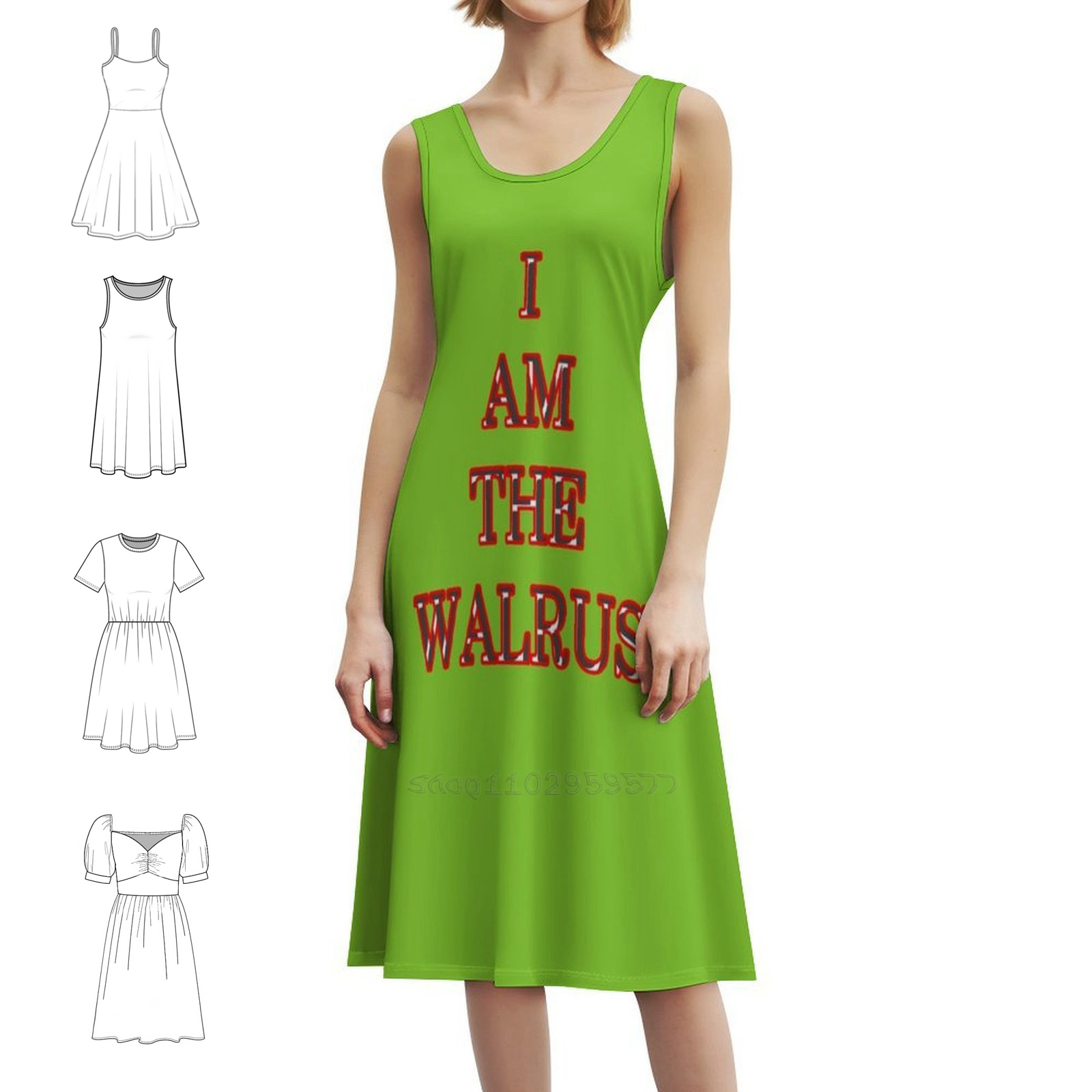 I Am The Walrus Floral Smock D - Smocked Dress Women recensione e prezzo