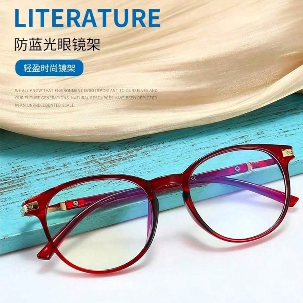 Fashion Women Red Round Frame  - Women'S Fashion Glasses Non Prescription recensione e prezzo