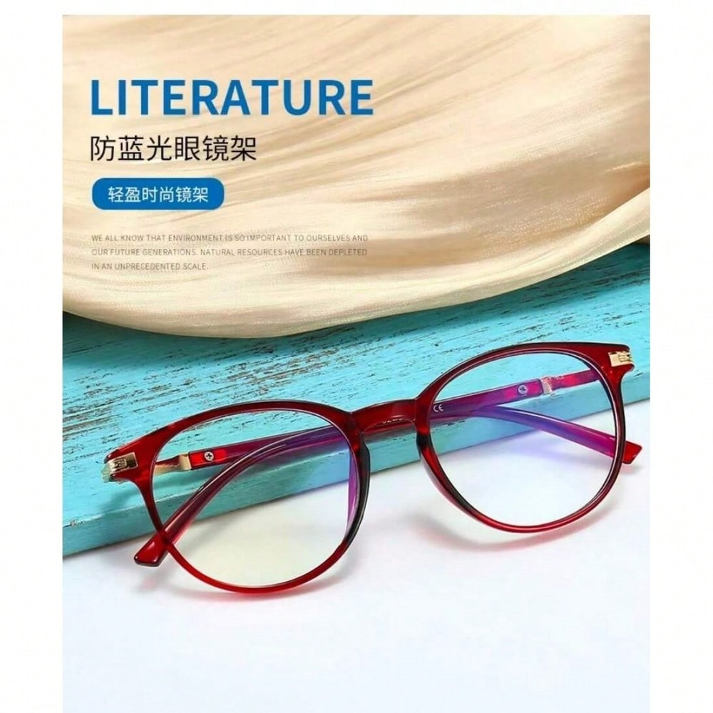 Fashion Women Red Round Frame  - Women'S Fashion Glasses Non Prescription recensione e prezzo
