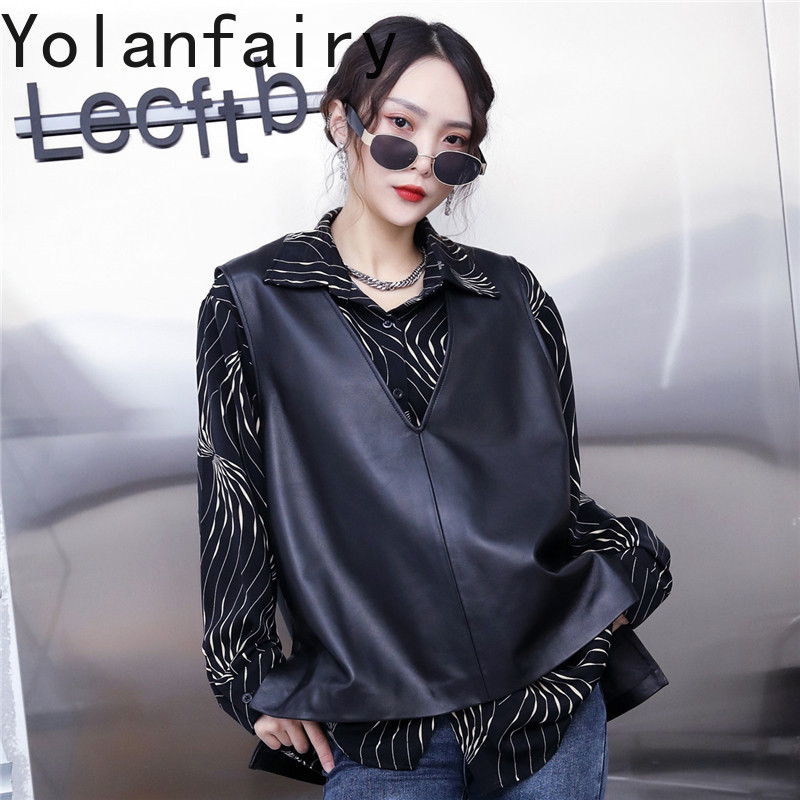 YOLANFAIRY Women Genuine Sheep - Women'S Fashion Gilet recensione e prezzo