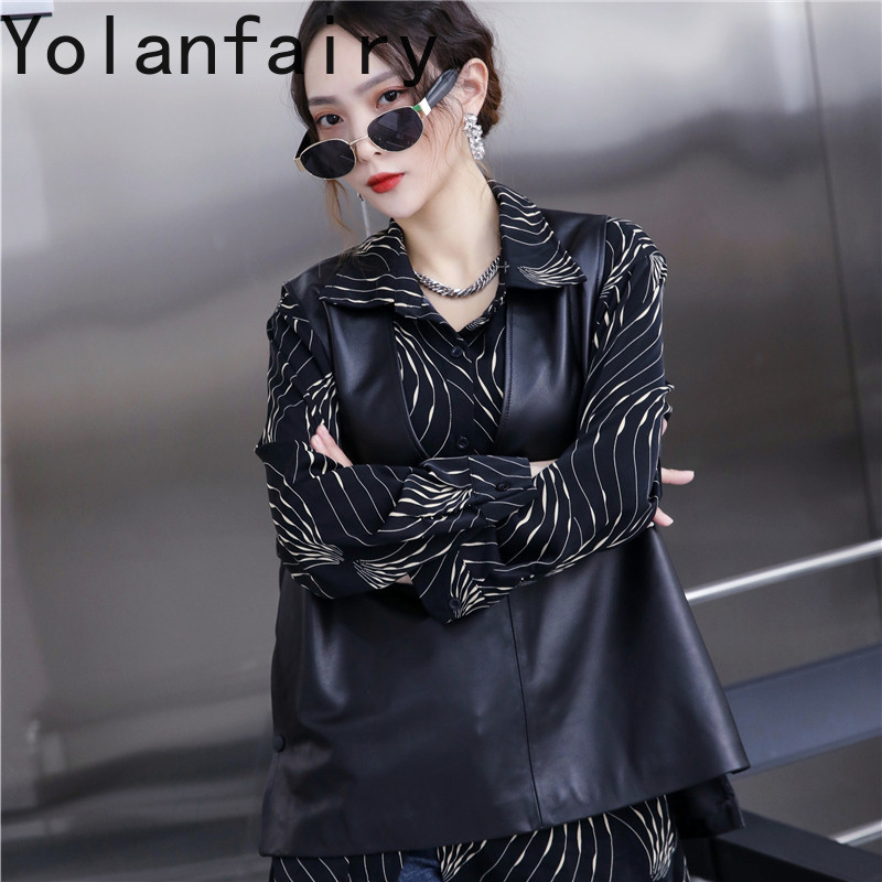YOLANFAIRY Women Genuine Sheep - Women'S Fashion Gilet recensione e prezzo