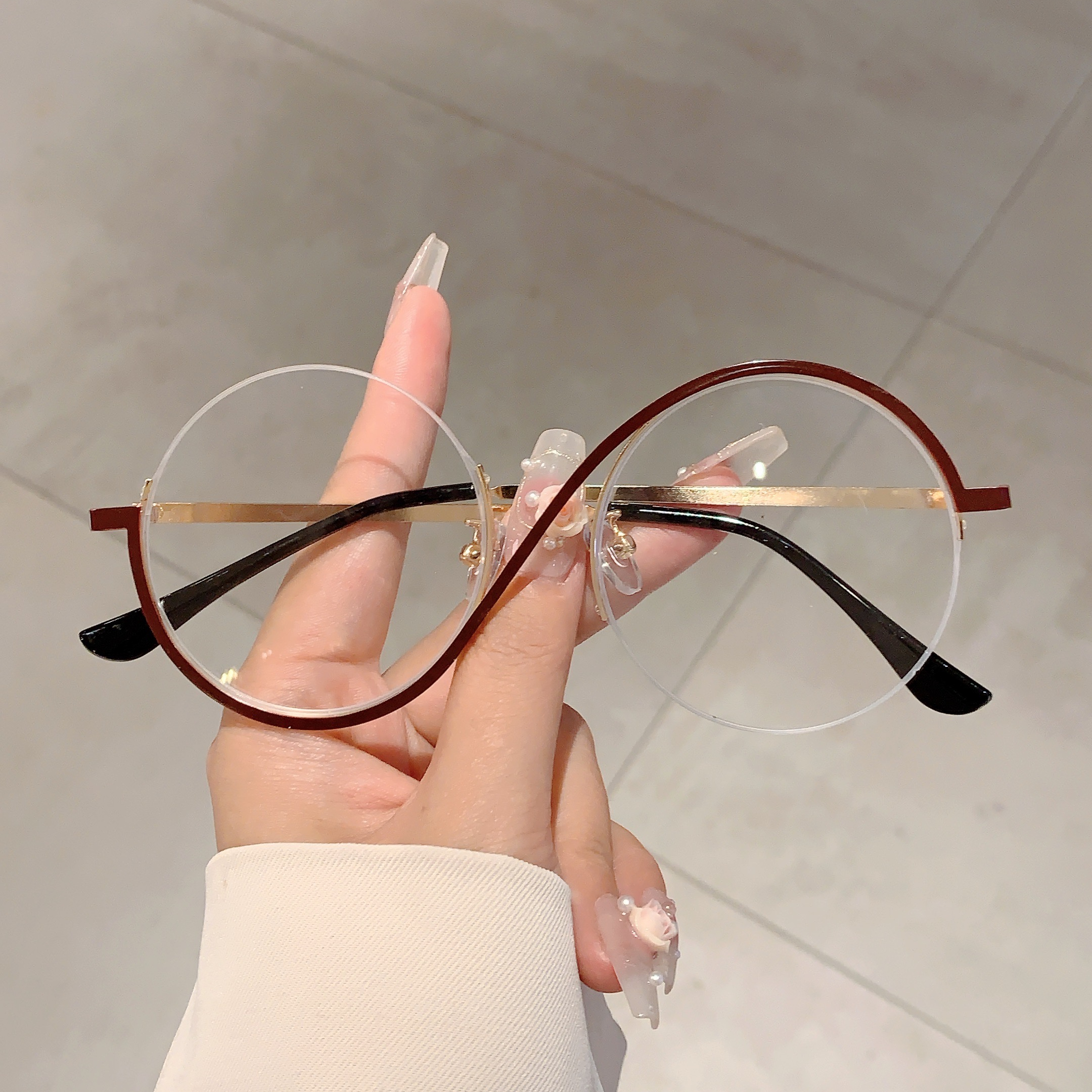 KAMMPT Vintage Round Glasses W - Women'S Fashion Glasses Non Prescription recensione e prezzo