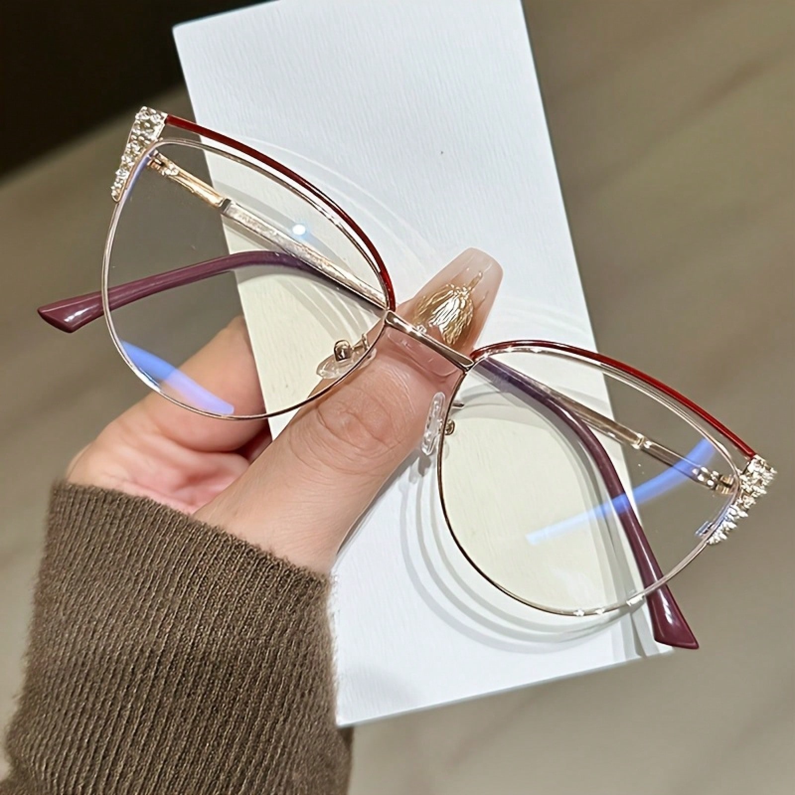 Blue Light Filter Glasses for  - Women'S Fashion Glasses Non Prescription recensione e prezzo