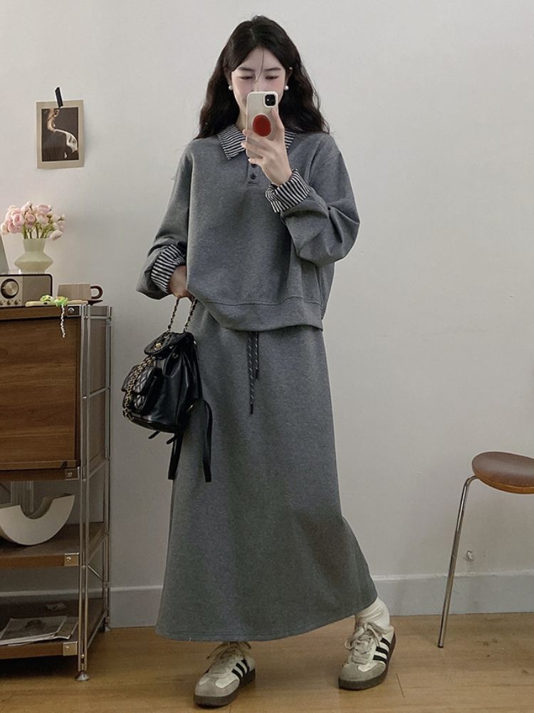 Slimming Effect Korean Style L - Women'S Fashion Sweatshirts recensione e prezzo