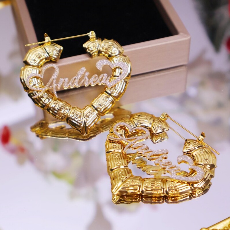 Customized Silver Heart Bamboo - Women Fashion Name Ideas recensione e prezzo