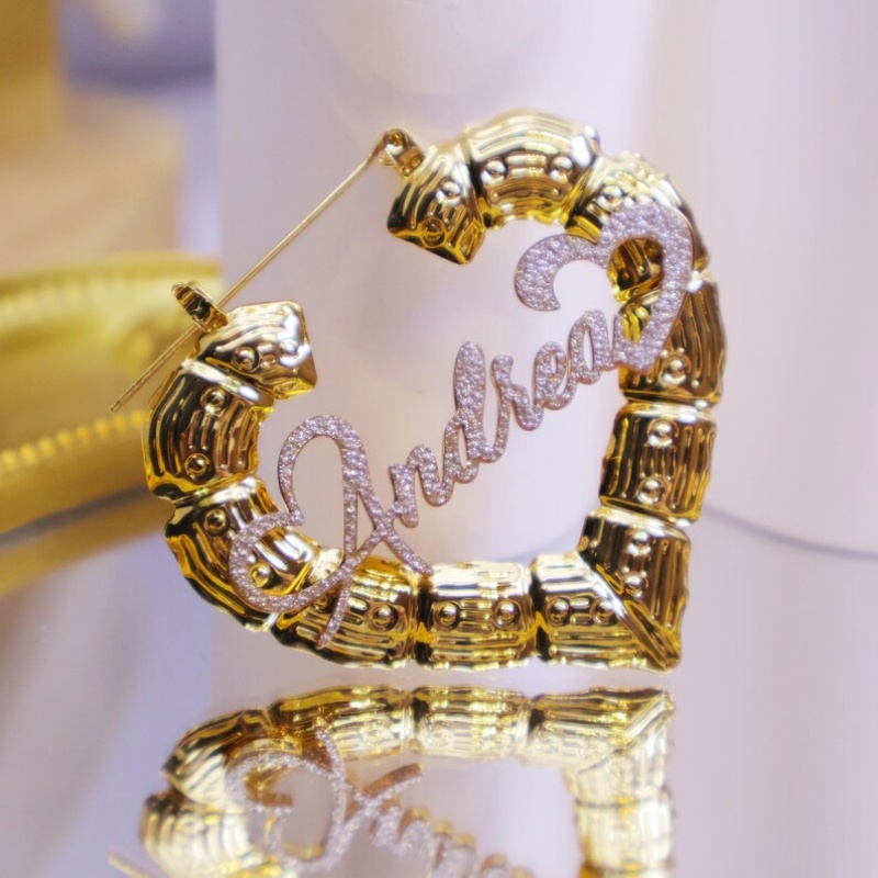 Customized Silver Heart Bamboo - Women Fashion Name Ideas recensione e prezzo