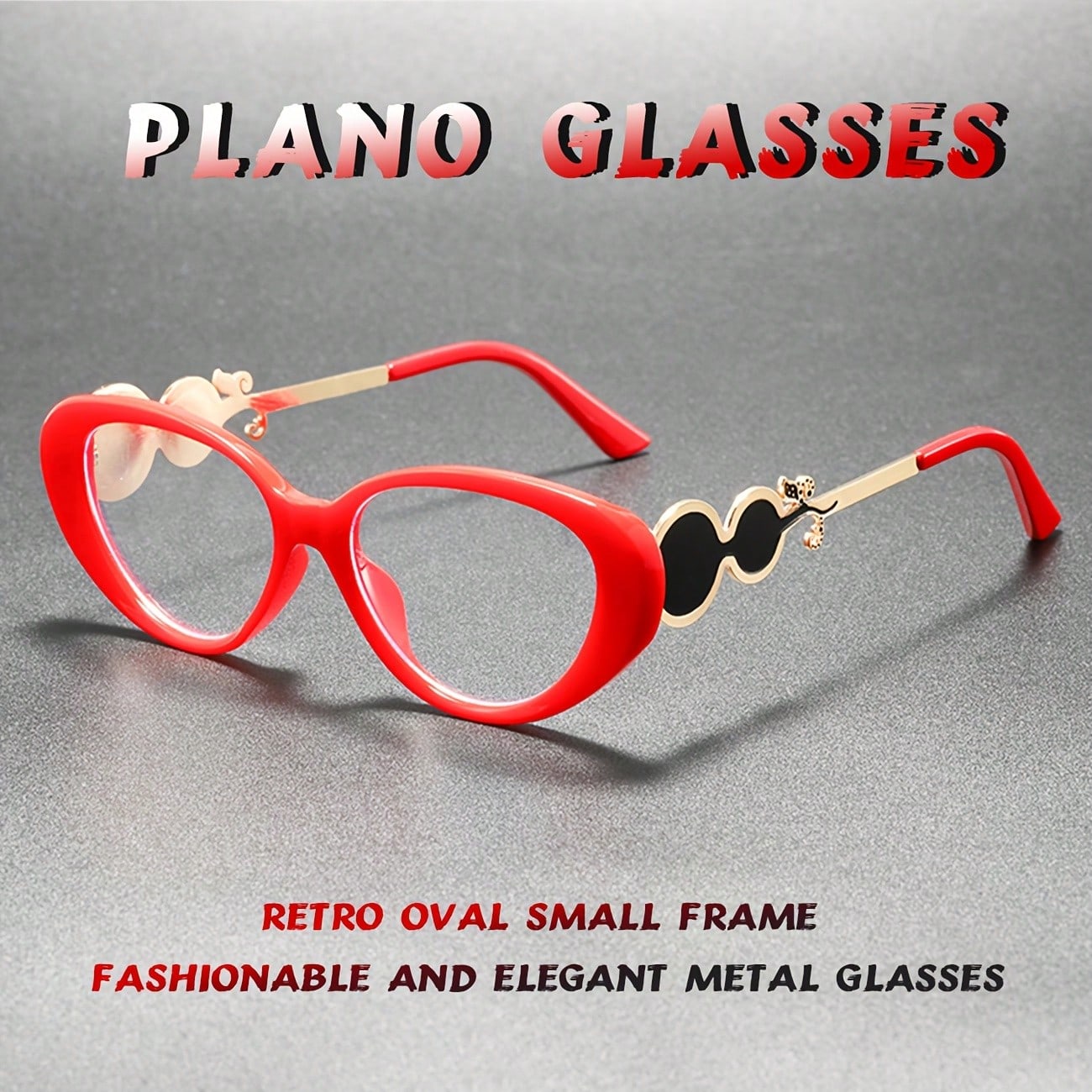 Women's Oval-Frame Cat-Eye Met - Women'S Fashion Glasses Non Prescription recensione e prezzo