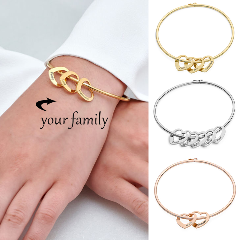 Customized Heart Charm Bracele - Women Fashion Name Ideas recensione e prezzo