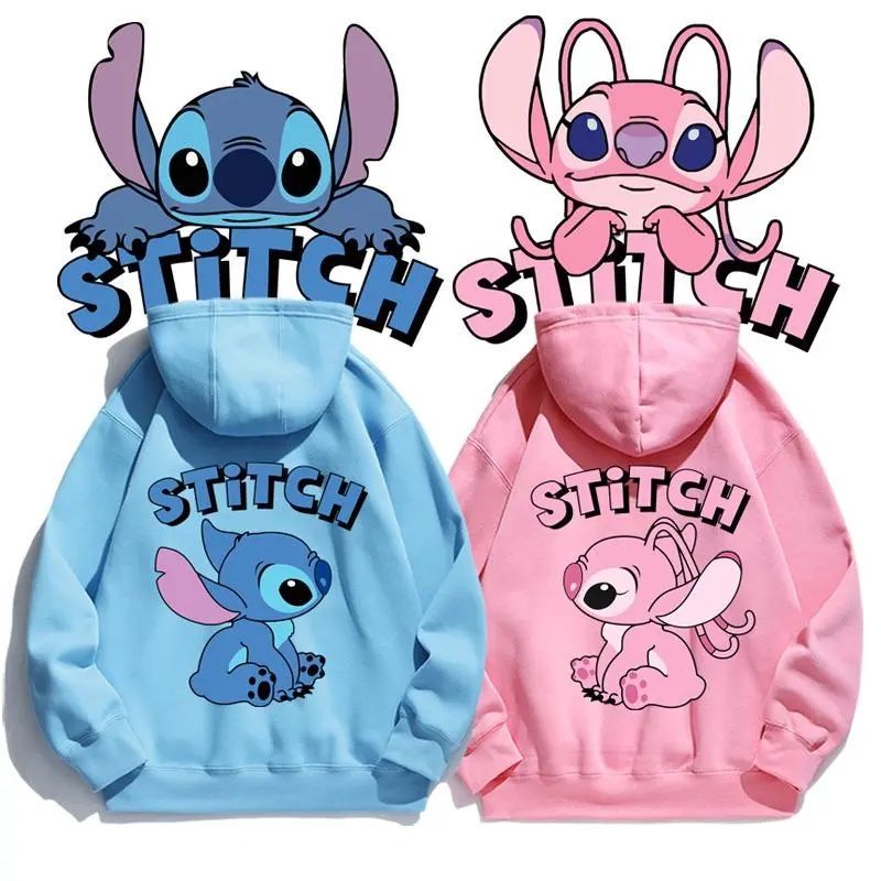 Cartoon Stitch Hoodie Loose Lo - Women'S Fashion Sweatshirts recensione e prezzo