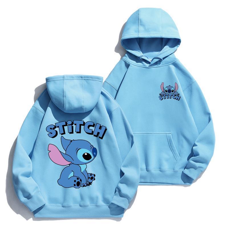 Cartoon Stitch Hoodie Loose Lo - Women'S Fashion Sweatshirts recensione e prezzo