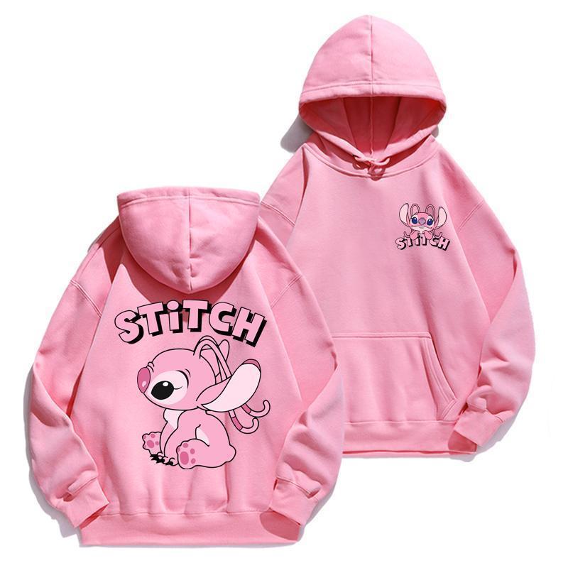 Cartoon Stitch Hoodie Loose Lo - Women'S Fashion Sweatshirts recensione e prezzo
