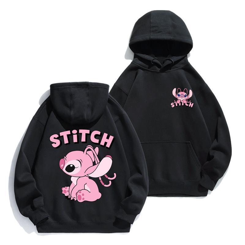 Cartoon Stitch Hoodie Loose Lo - Women'S Fashion Sweatshirts recensione e prezzo