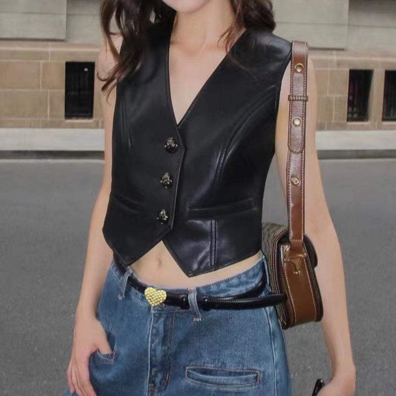 Leather Gilet Women 2026 Summe - Women'S Fashion Gilet recensione e prezzo
